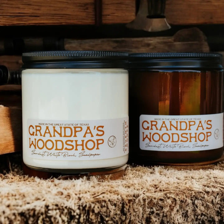 Grandpa's Woodshop - Sawdust & Sandalwood Candle