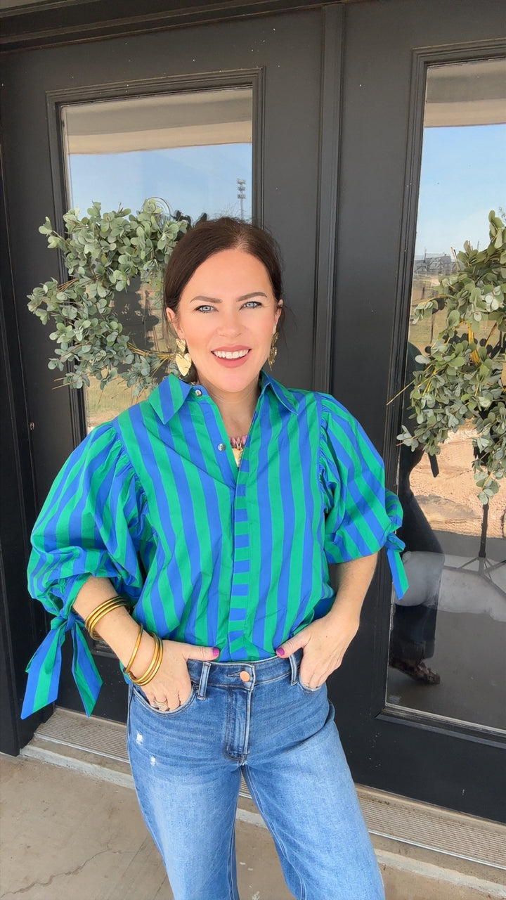 The Sandy Stripe Top