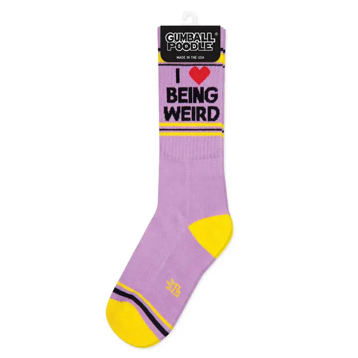 I love being weird socks