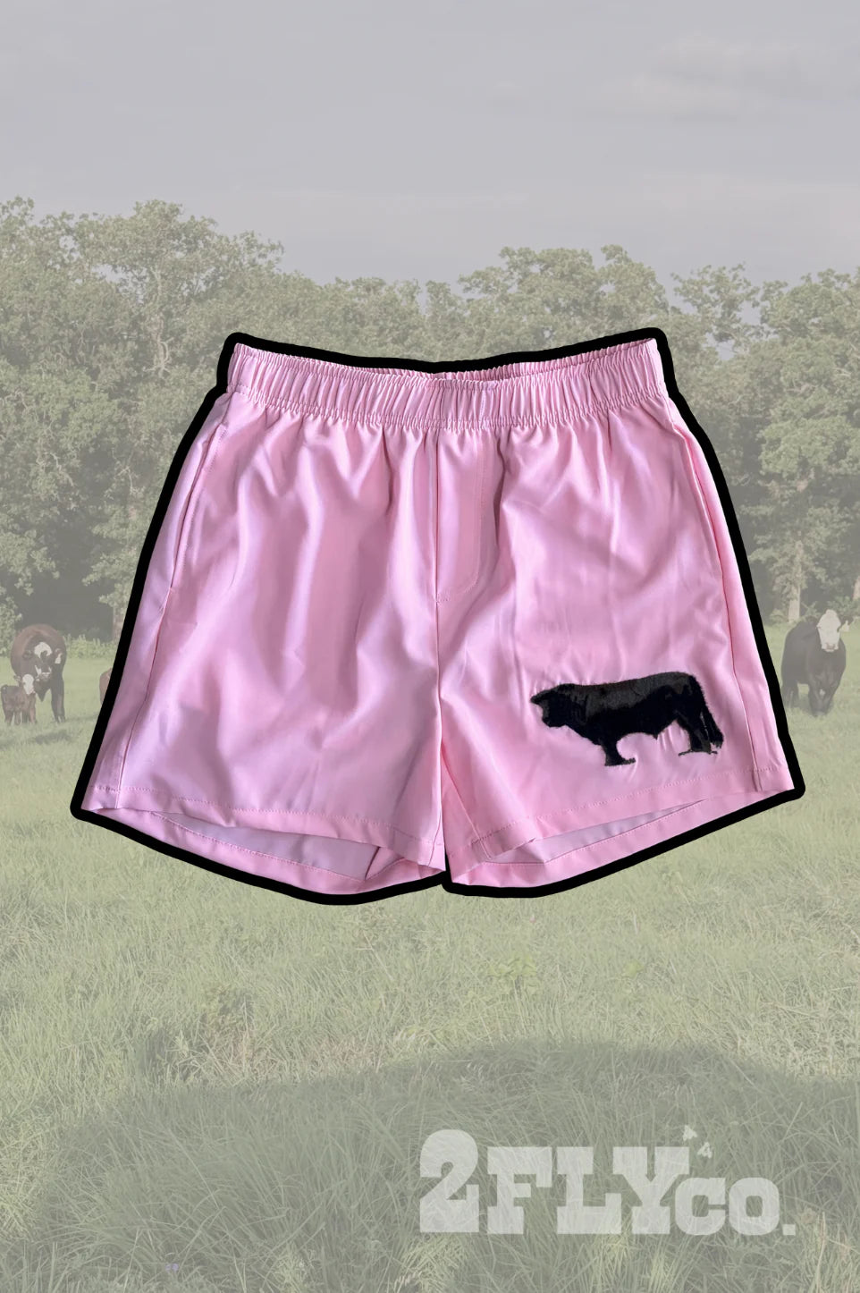 Cattle Club Shorts-Angus