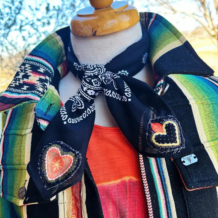 Love & Prayers Embroidered Bandana