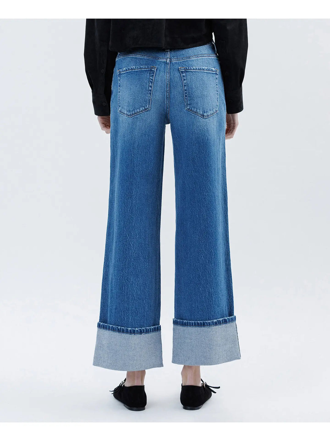 Toby Cuffed Wide Leg Jeans