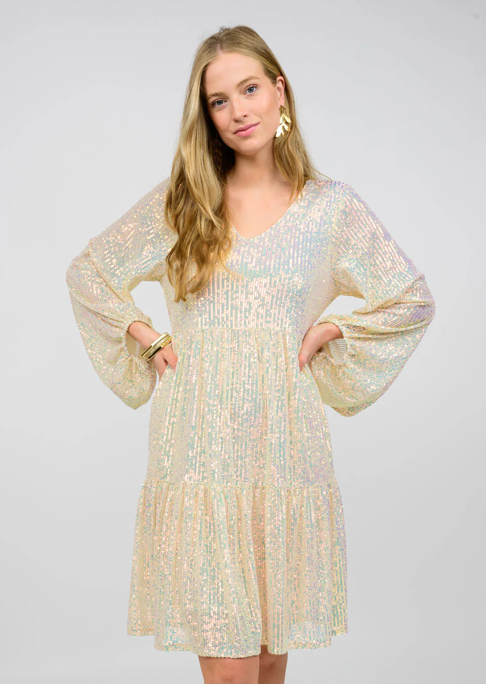 Sparkly Tiered Dress