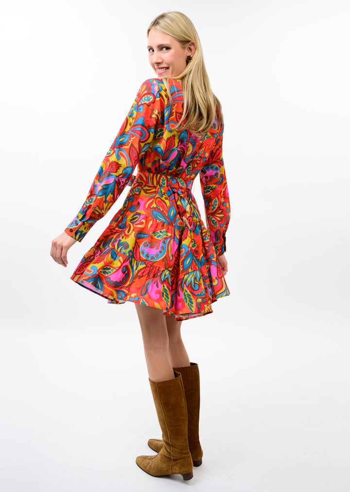 Flounce Hem Shirt Dress By Uncle Frank