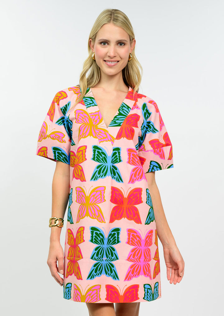 Butterflies Shift Dress by Uncle Frank