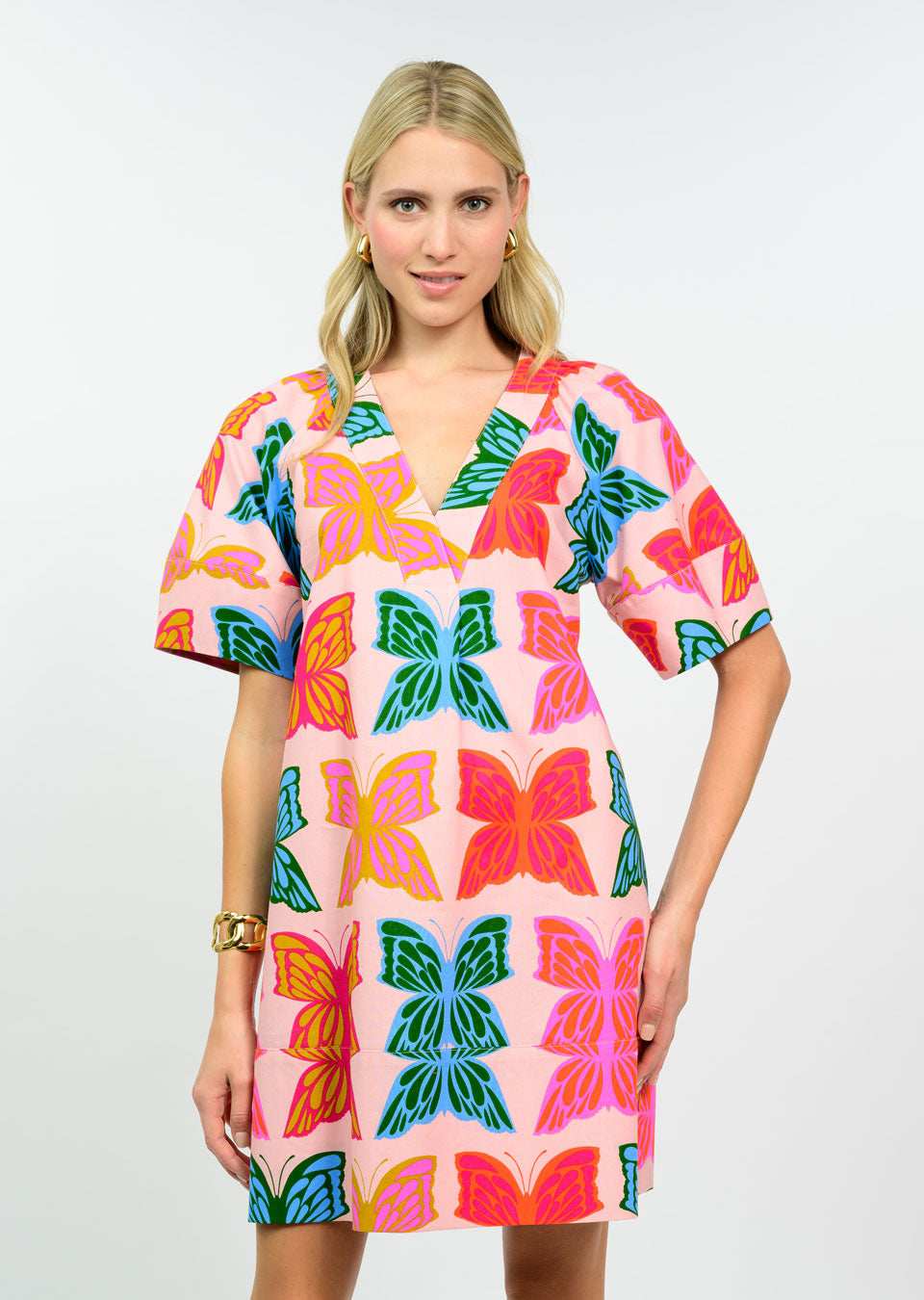 Butterflies Shift Dress by Uncle Frank