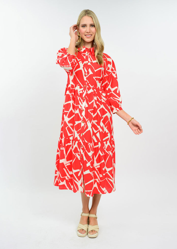 Tierred Shirt Dress by Uncle Frank
