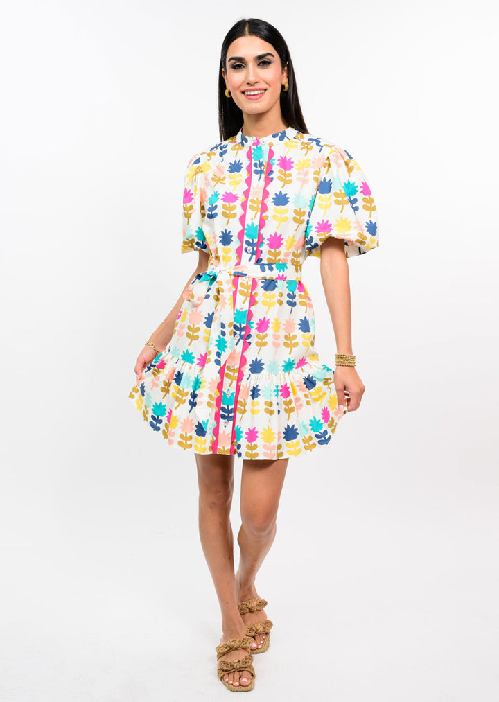 Tulips In A Row Dress by Uncle Frank
