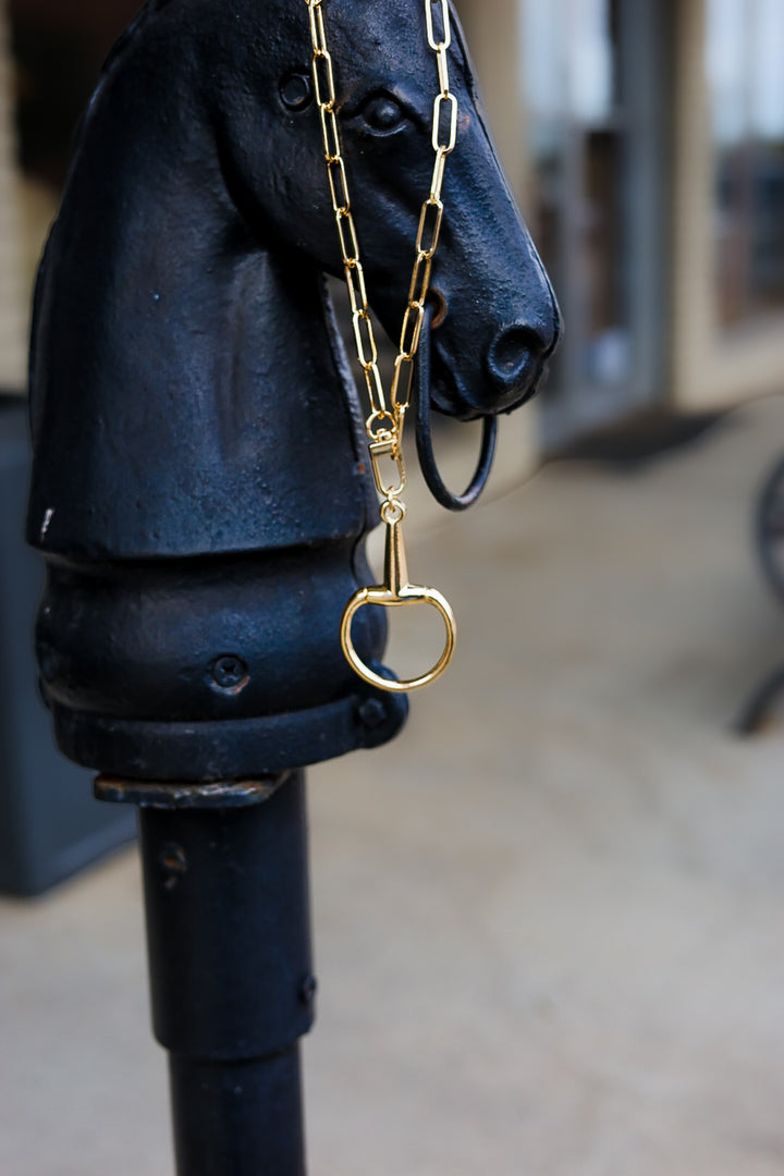 Large Horse Bit Necklace