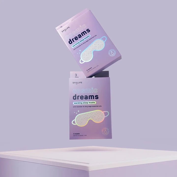 Cosmic Dreams Warming Sleep Masks, Spa Eye Masks - 3 Pk