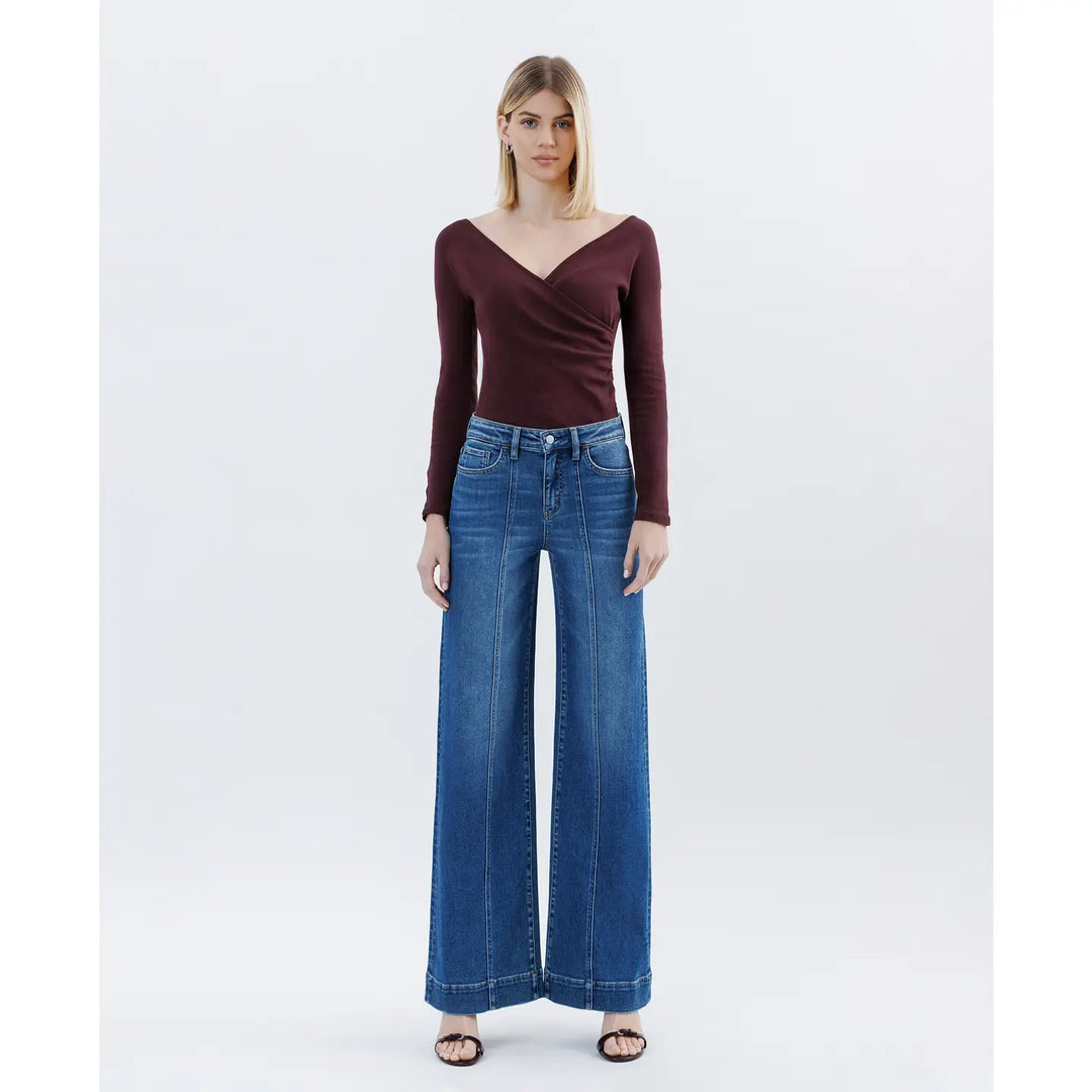 Pleated Trouser Jeans