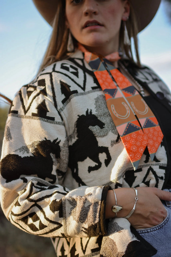 Frontier Bound Quilted Patchwork Twilly Scarf