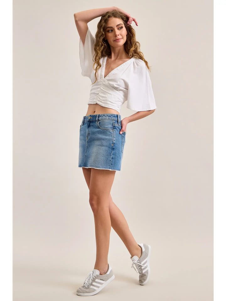 Lace Hem Skirt