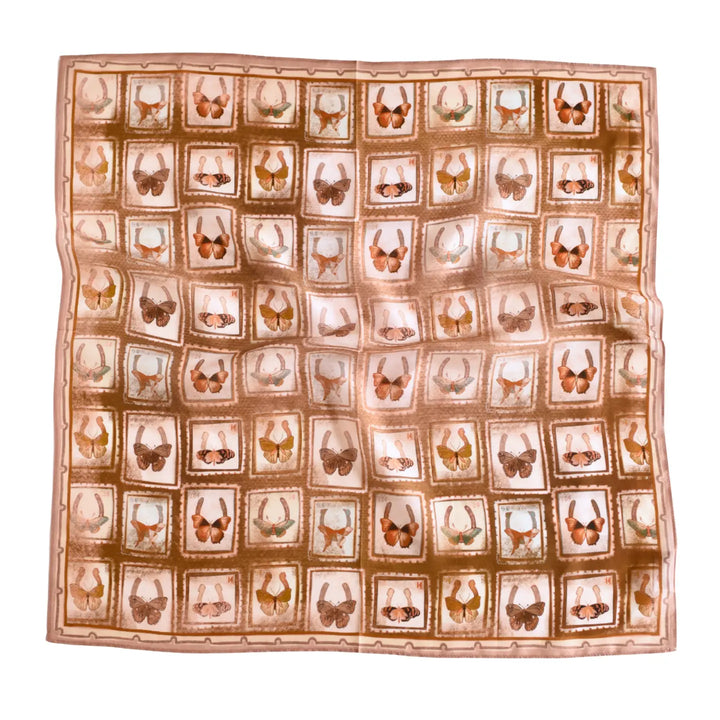 Postal Field Study Wild Rag Western Silk Scarf