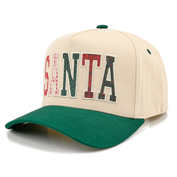 SANTA  Patch Trucker Cap- Dark Green