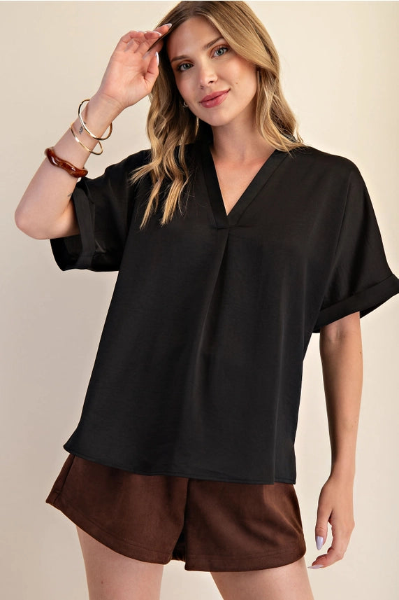 The Perfect Cuff Sleeve Top