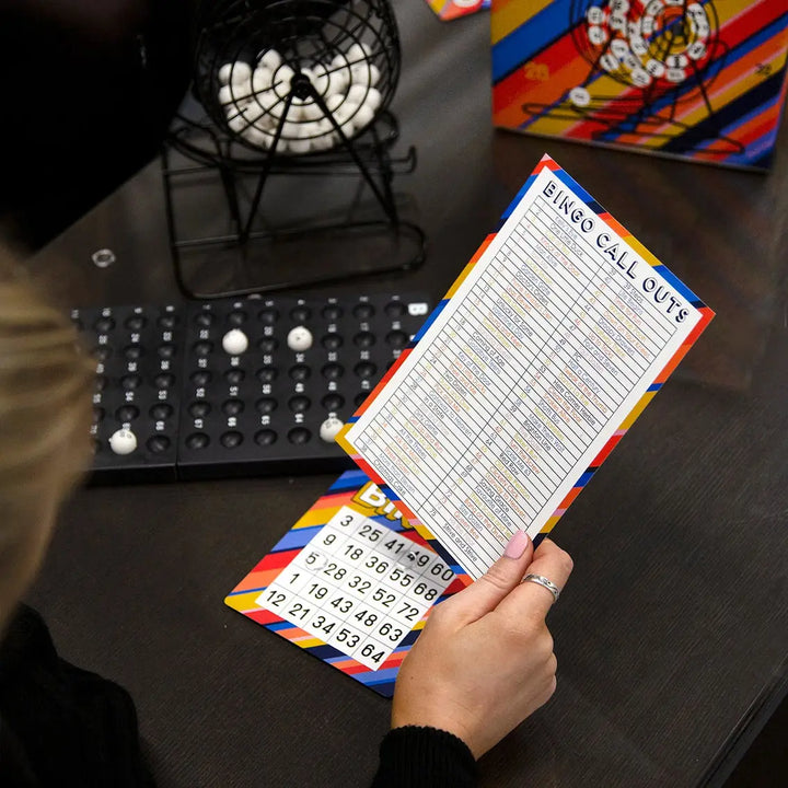 Bingo Game with Metal Wheel