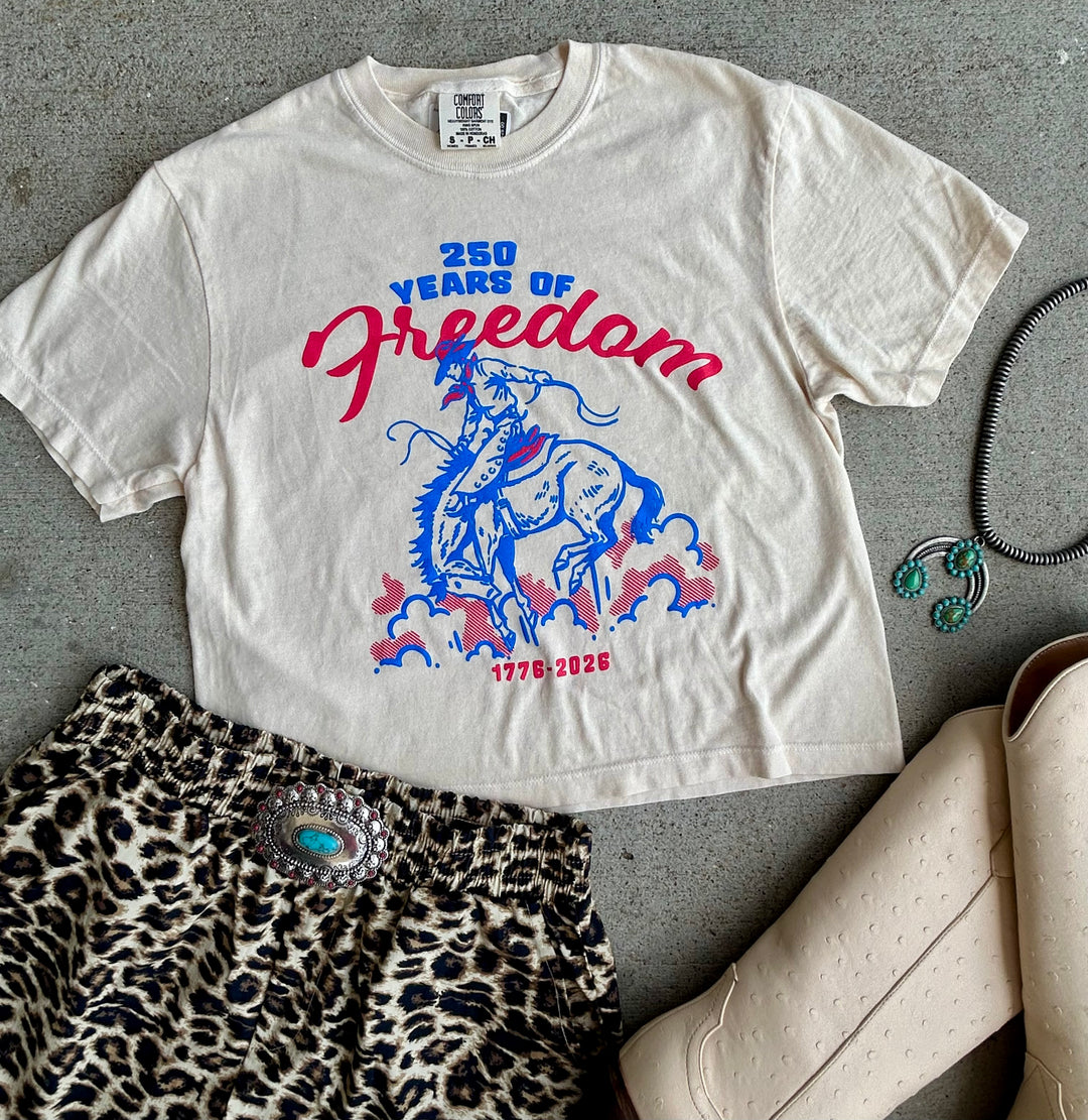 Freedom Crop Tee