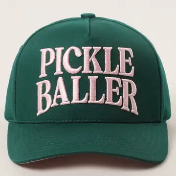 Pickle Baller Embroidery  Trucker Hat