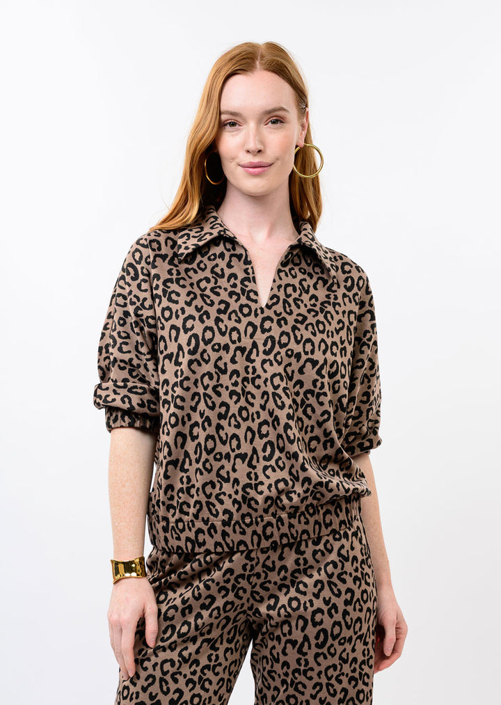 Leo Knit Popover Top by Ivy Jane