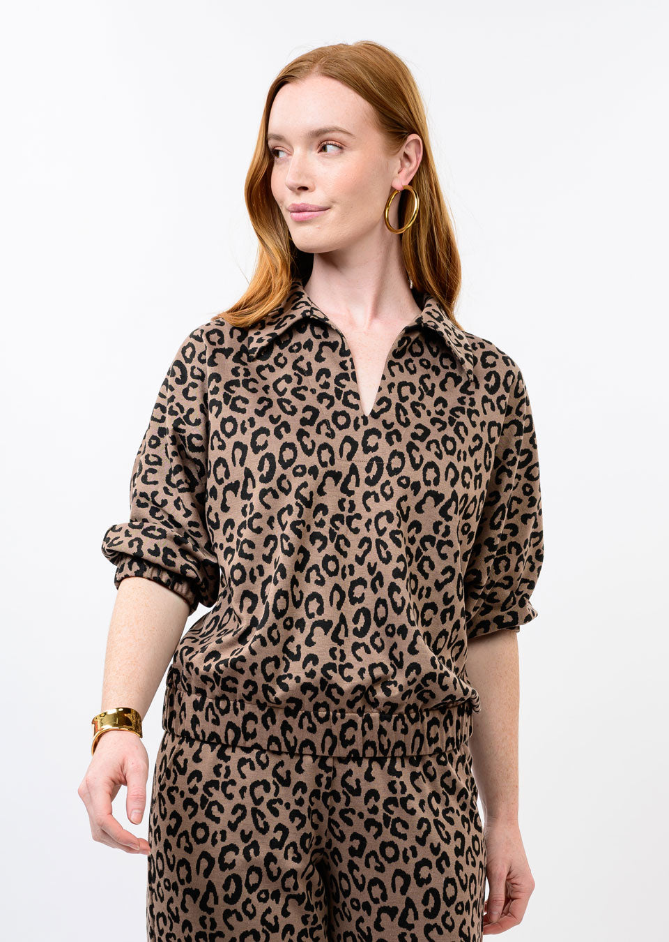Leo Knit Popover Top by Ivy Jane