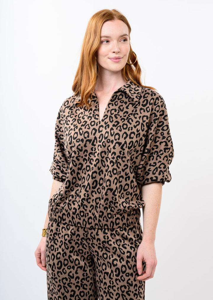 Leo Knit Popover Top by Ivy Jane