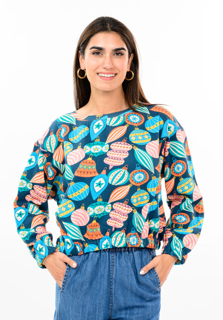 Retro Christmas Sweatshirt by Ivy Jane