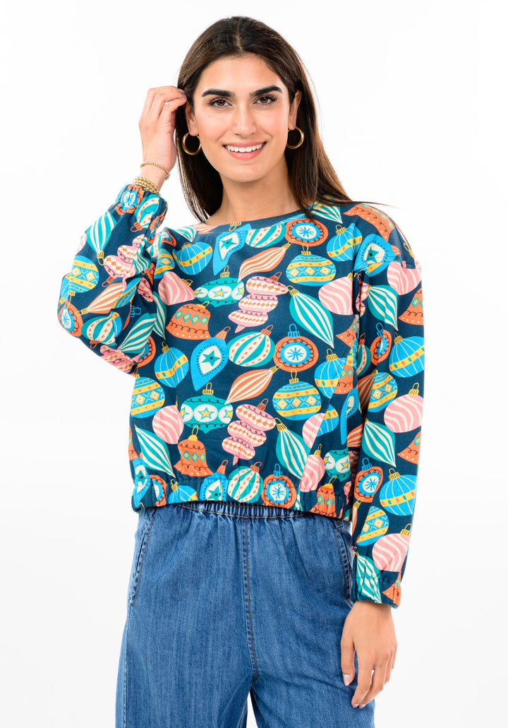 Retro Christmas Sweatshirt by Ivy Jane