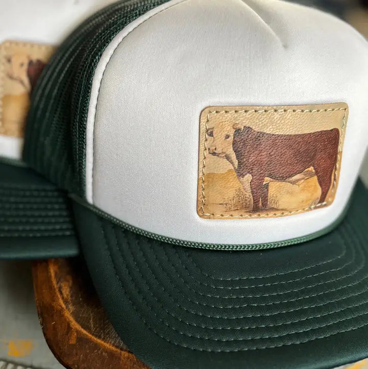 The Painted Hereford Bull Trucker