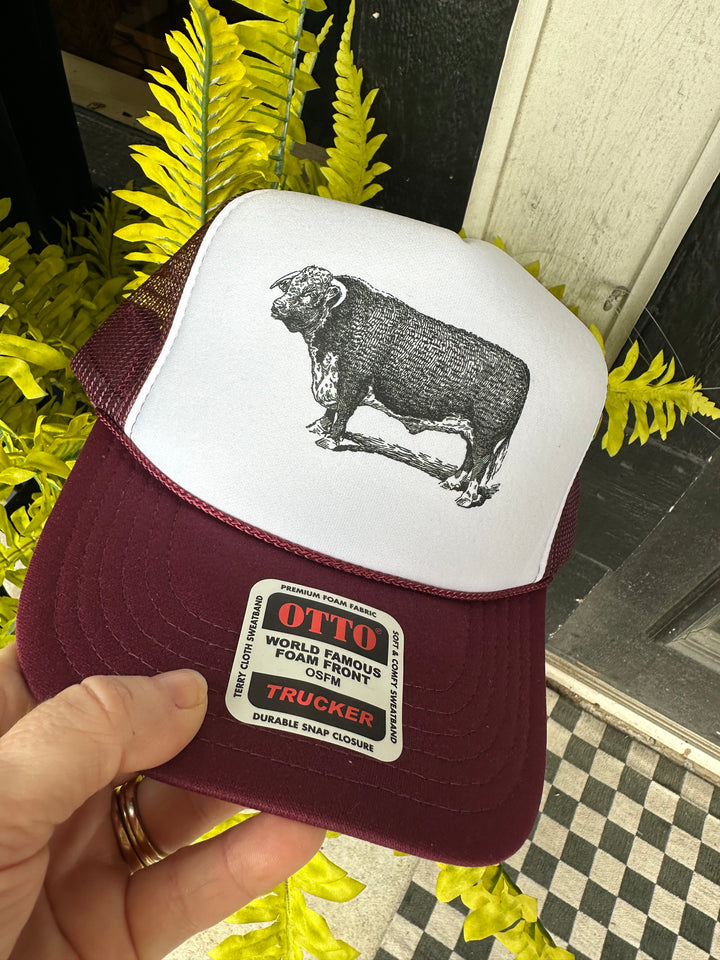 Old School Hereford Trucker Hat-Preorder