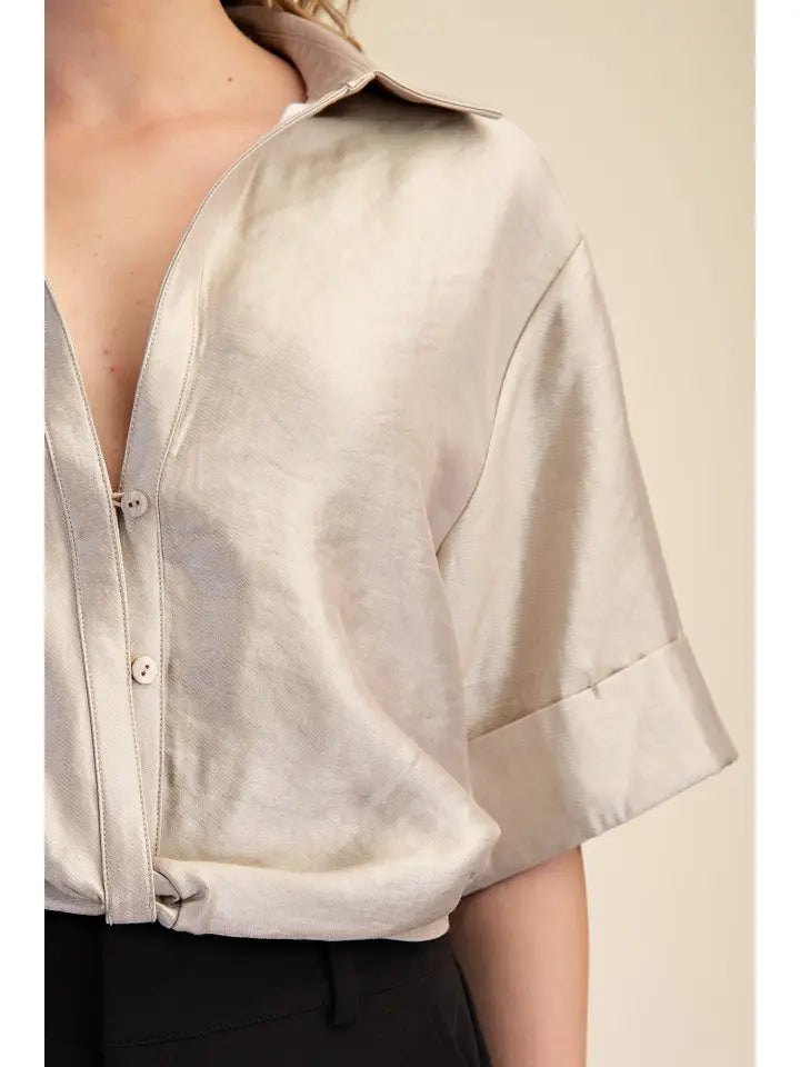 Deep Neck Top