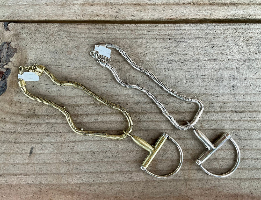 Extra Large Horse Bit Necklace