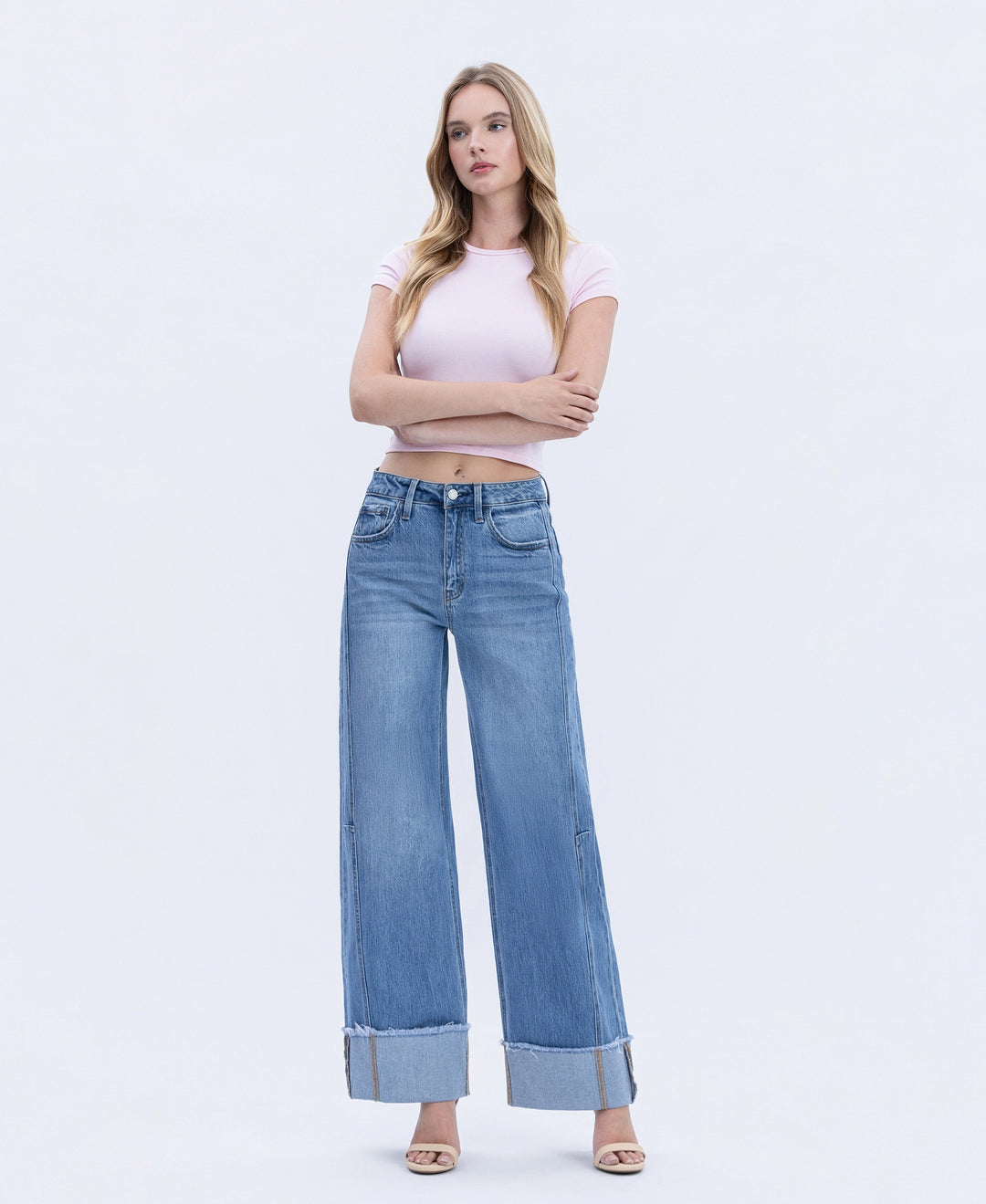 Adore Cuff Panel Jeans
