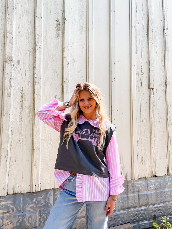 Cowgirl Summer Boxy Tank