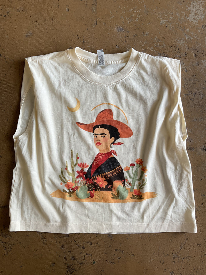 Cowgirl Frida Boxy Tank