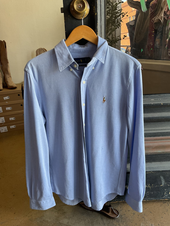 Thrifted-Knit Oxford Ralph Lauren Shirt