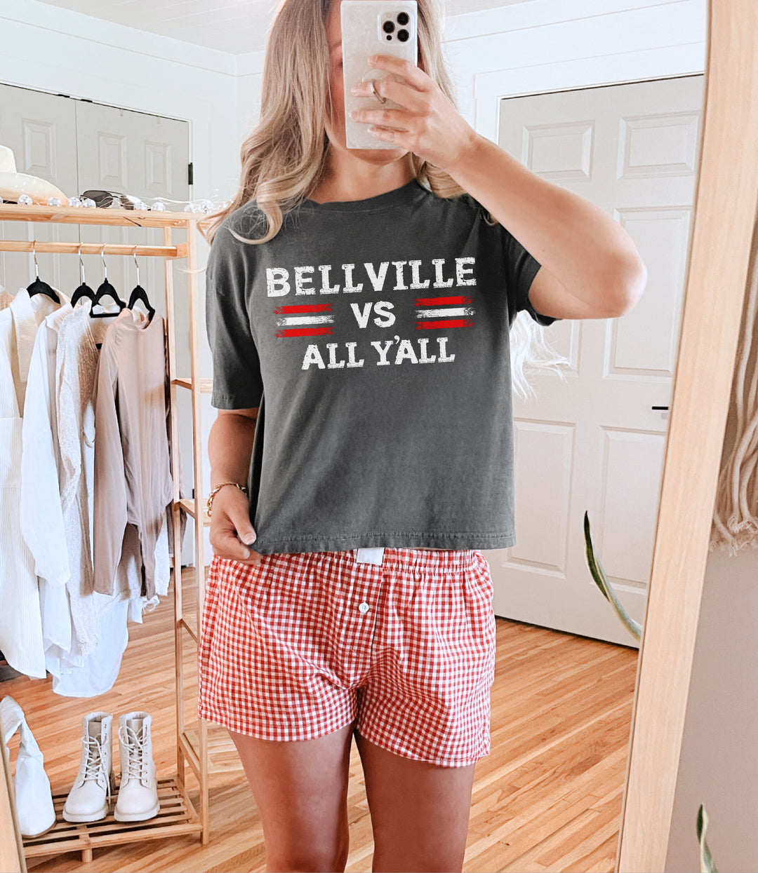 Bellville vs All Yall Crop Tee - Preorder