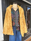 Swing Fur Jacket in Golden by Ivy Jane