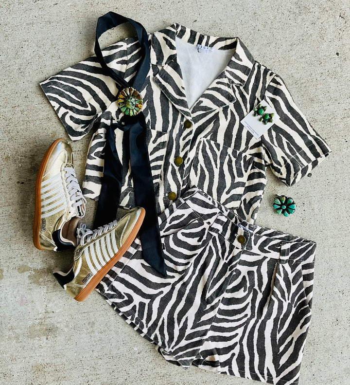 The Zebra Safari Shorts