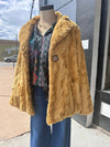 Swing Fur Jacket in Golden by Ivy Jane