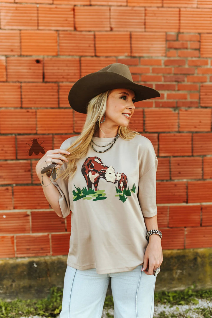 CATTLE HAVEN TEE *DUSTY
