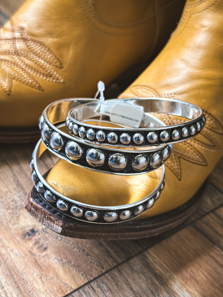WESTERN BUBBLE 3 CUFF BRACELET SET