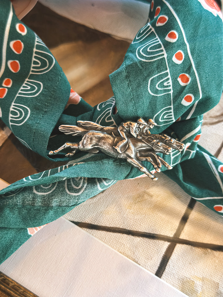 Vintage Race Horse Hat/Scarf Slide