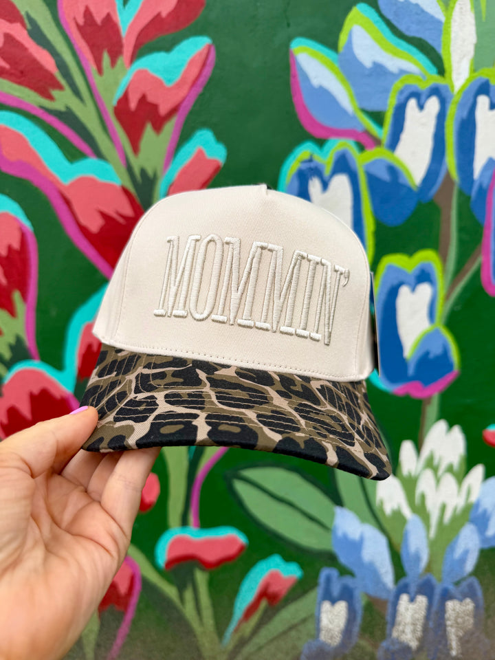Mommin Leopard Brim Hat