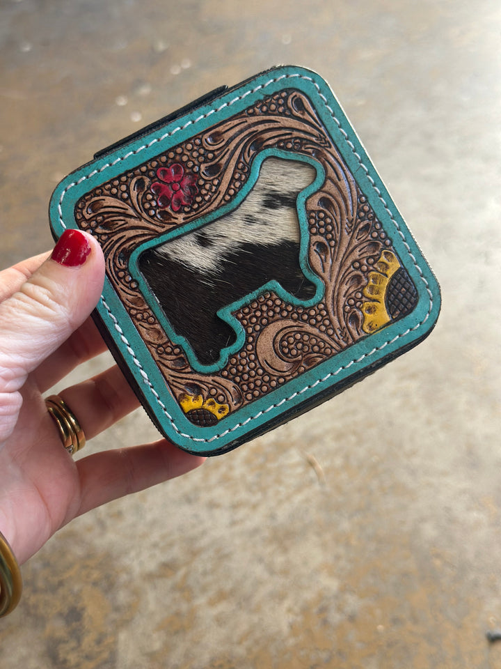 Western Heifer Mini Jewelry Box