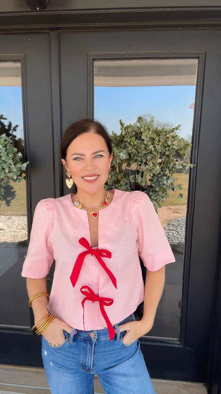 The Red Bow Top
