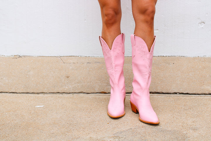 Pink Adel Boots