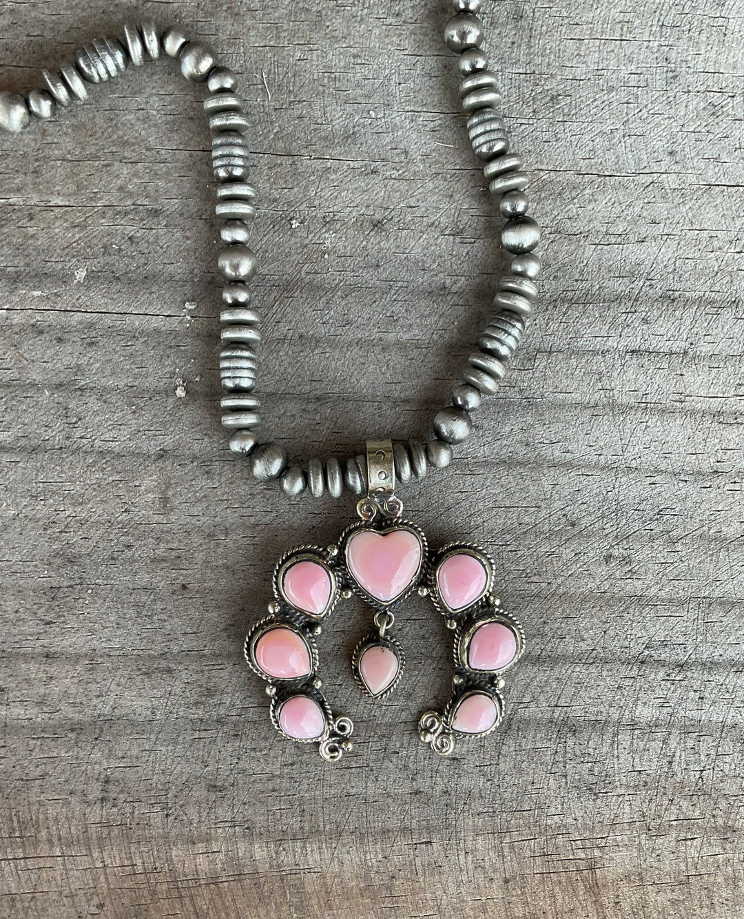 Pink Conch Squash Pendant