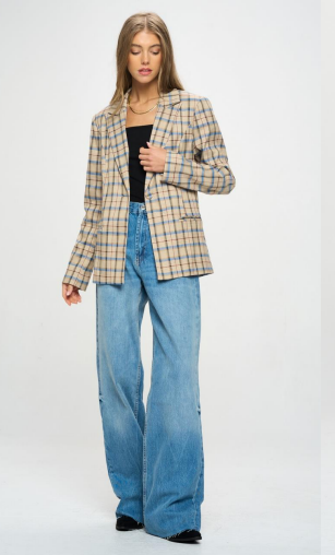 Jayme Plaid Jacket