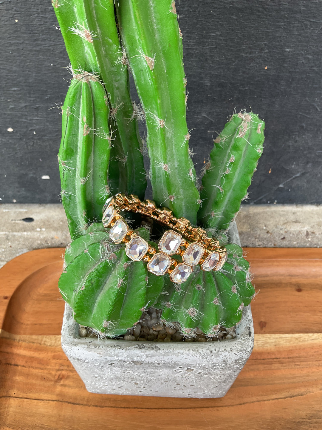 Malia Rhinestone Wrap Bracelet